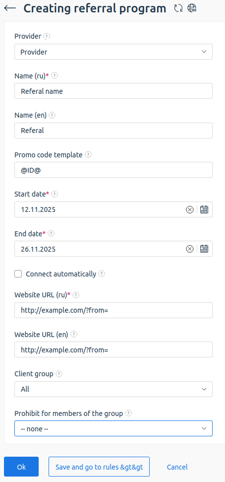 The process of creating a referral program