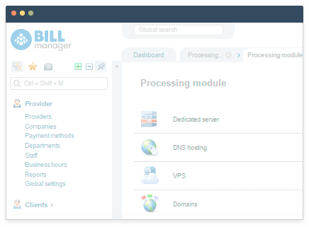 BILLmanager | Web Hosting Billing Software